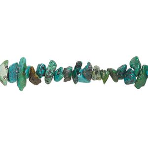 Turquoise 1pkg1, chip bead 15 inch small