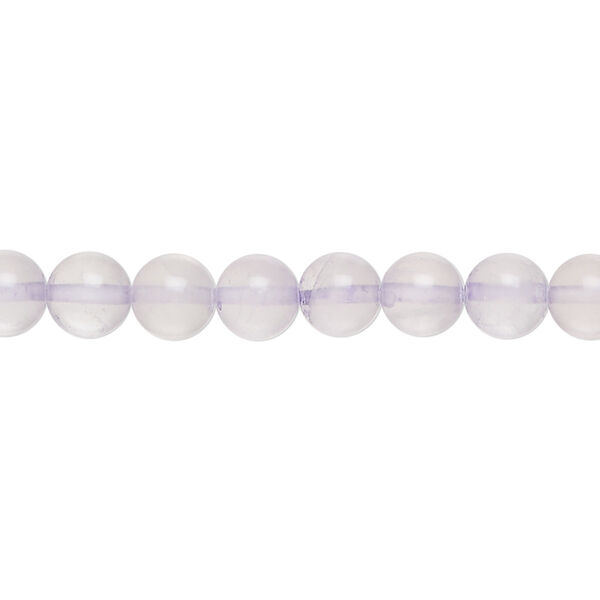Quartz crystal / amethyst 1pkg1, round bead C grade, 15 inch 5-7mm image number 0