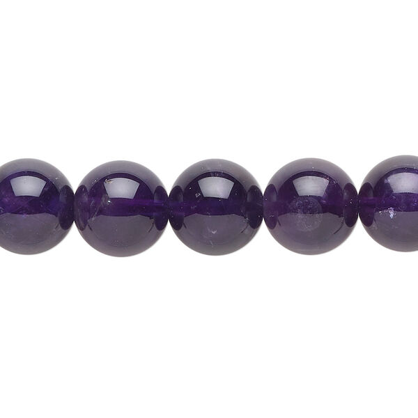 Amethyst 1pkg1, round bead natural B grade, 15.5-16 inch 10mm image number 0