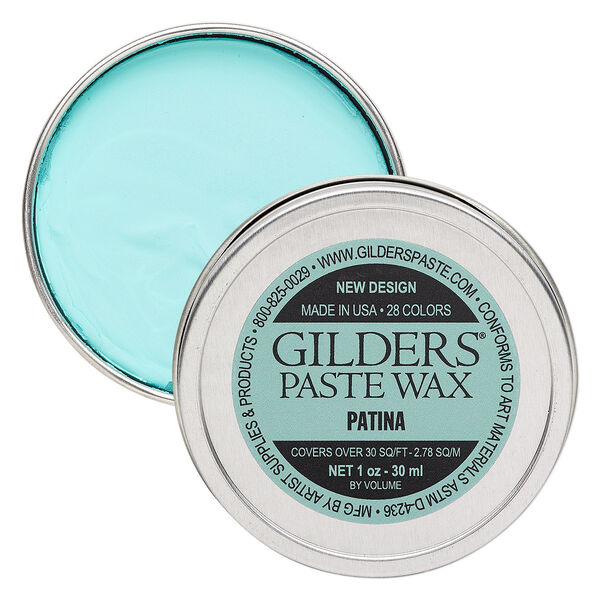 Wax paste, Gilders Paste®, pkg/1-ounce tin, patina. image number 0