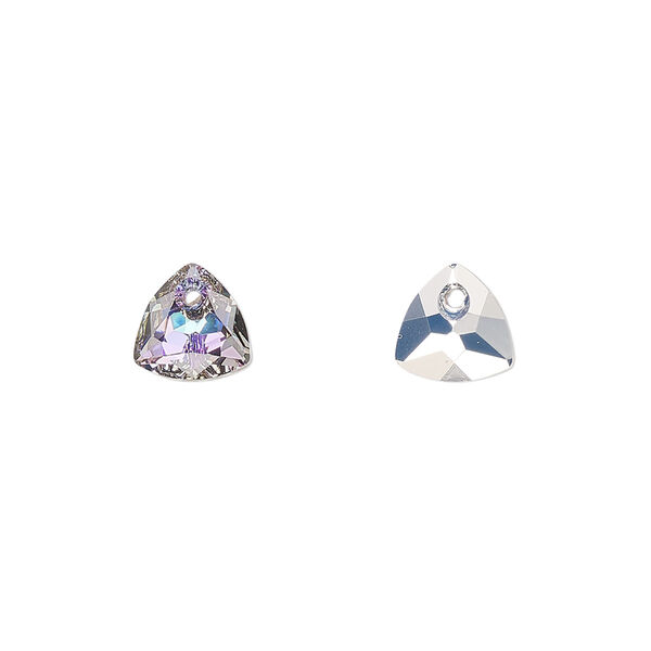 Drop 72pk crystal vitrail light P, Swarovski® 8mm pendant trilliant cut 6434 image number 0