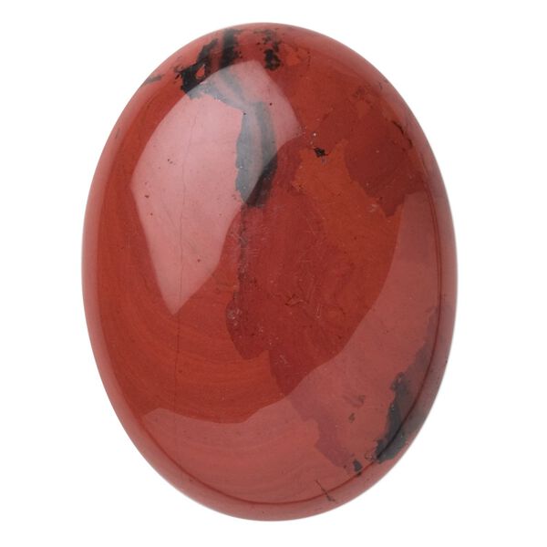Red jasper 1pkg1, calibrated oval cab natural 40x30mm image number 0