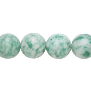 Ching hai "jade" 1pkg1, round bead natural 15.5-16 inch 12mm