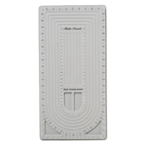 Bead board, flocked plastic, grey, 21x10-1/2 inch rectangle. Sold individually. image number 0