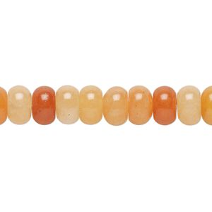 Red aventurine 1pkg10, rondelle bead natural 8x5mm