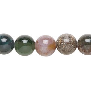 Fancy jasper 1pkg1, round bead natural 15.5-16 inch 10mm