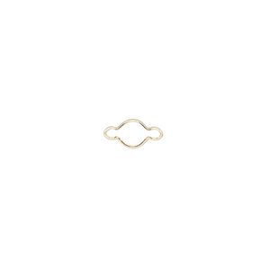 Link, Wrap-Tite®, 14Kt gold, 4mm round setting. Sold individually.