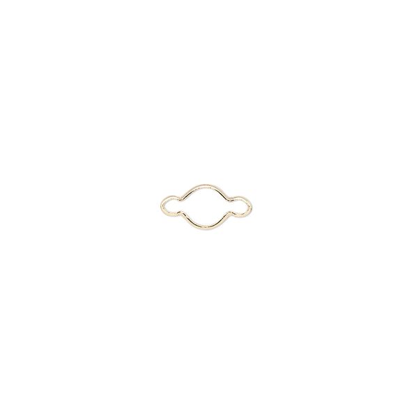 Link, Wrap-Tite®, 14Kt gold, 4mm round setting. Sold individually. image number 0