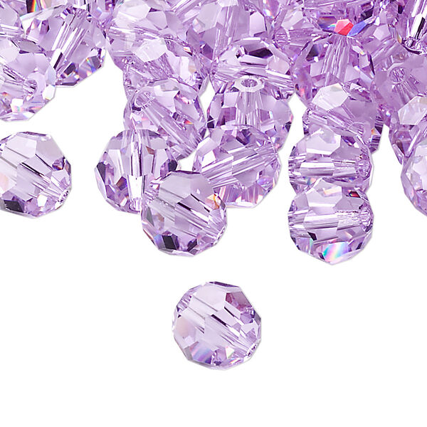 Bead 144pk violet, Crystal Passions® 8mm round 5000 image number 0