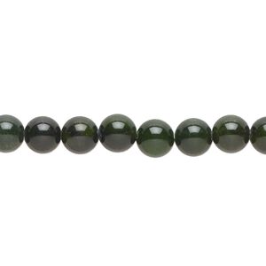 Quartz 1pkg1, round bead 15 inch 5-7mm