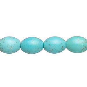 Magnesite 1pkg1, oval bead 15.5-16 inch 11x8mm-12x10mm