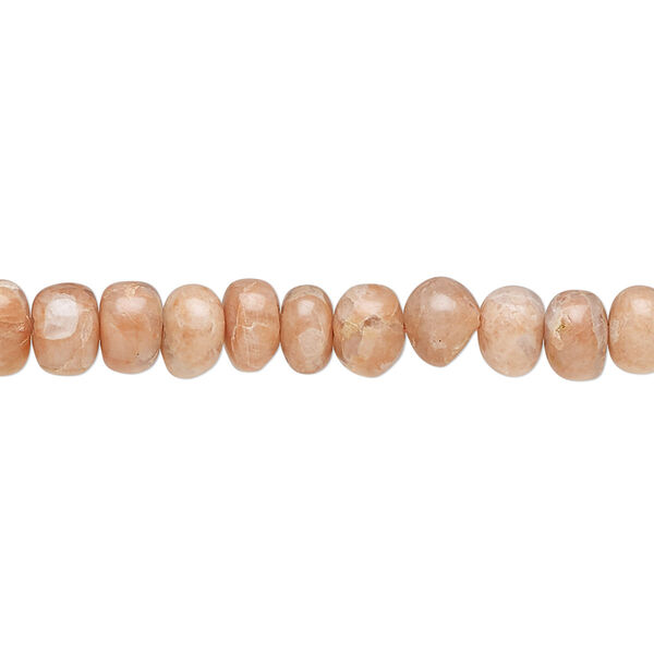 Rose jasper 1pkg1, hand-cut rondelle bead natural C grade, 14 inch 5x2mm-7x5mm image number 0