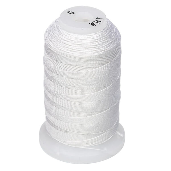 Thread, Purely Silk™, white, size D. Sold per 260-yard spool. image number 0