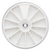 Organizer, clear plastic/white, (1) 3-1/4 x1/2 inch and (1) 2-1/2x1/2 inch rounds with 13 compartments and rotating lid. Sold per pkg of 2. image number 1