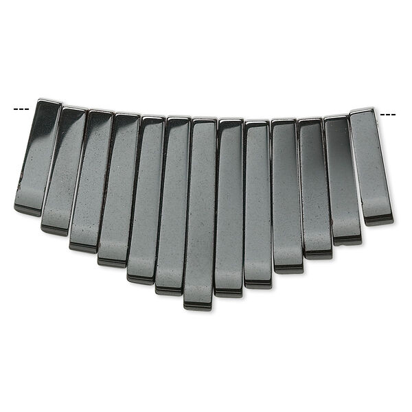 Focal, Hemalyke™ (man-made), 18-30mm graduated fan. Sold per 13-piece set. image number 0