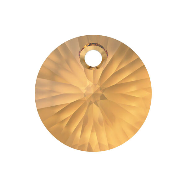 Drop 1pkg144 dark orange TCF™, Swarovski®, 8mm pendant mini round disc 6428 image number 0