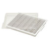 Organizer, Tiny Containers Tray™, Bead Storage Solutions™, plastic, clear and opaque off-white, 13-3/4 x 10-1/2 x 2 inches with (78) 2 x 1-1/8 x 3/4 inch containers. Sold per 82-piece set. image number 1