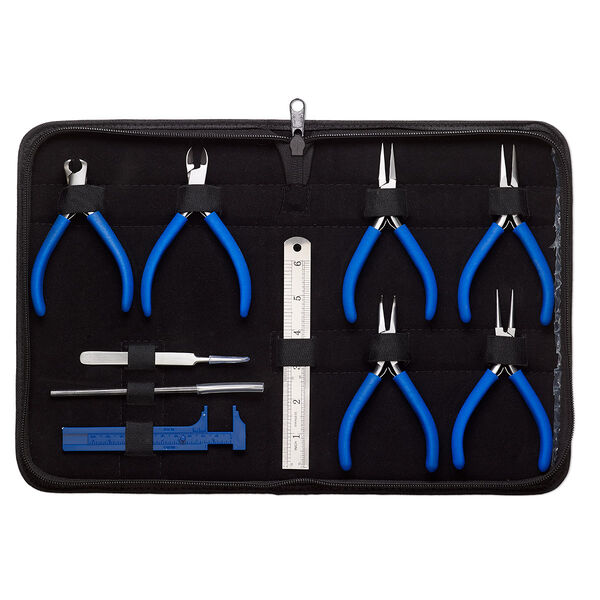 Tool set, steel / foam / vinyl, 11x7-1/2 inch case. Sold per 10-piece set. image number 0