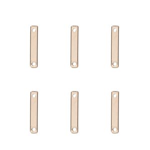 Link, 14Kt gold-filled, 13x2mm smooth bar. Sold per pkg of 6.