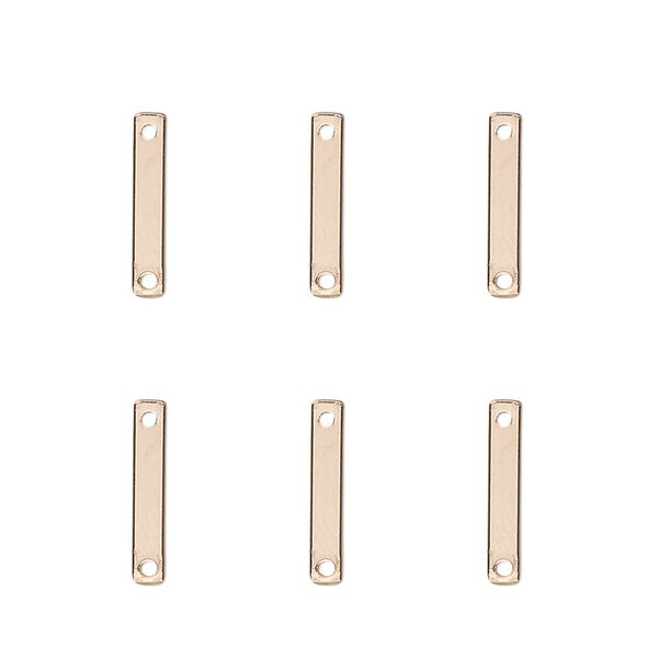 Link, 14Kt gold-filled, 13x2mm smooth bar. Sold per pkg of 6. image number 0