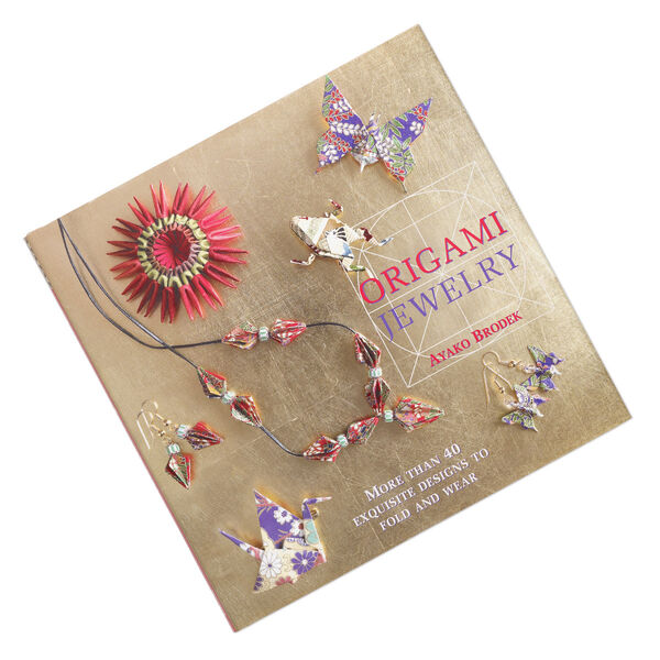Book, "Origami Jewelry: More Than 40 Exquisite Designs to Fold and Wear" by Ayako Brodek. Sold individually, 40 projects for inspiration. image number 0