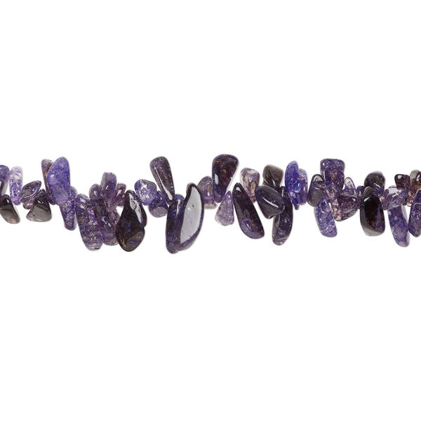 Ice flake quartz 1pkg1, Hawaiian chip bead 15.5-16 inch extra-large image number 1