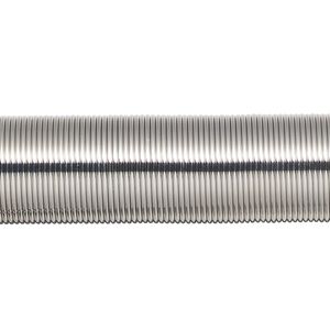 Memory wire, imitation rhodium-plated high carbon steel, 1/2 inch toe ring, 0.7mm thick. Sold per 1-ounce pkg, approximately 208 loops.