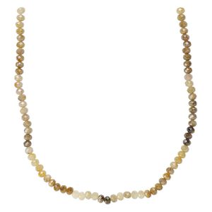 Multi-sapphire 1pkg1, hand-cut faceted rondelle bead 12 inch 5x4mm-6x5mm