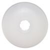 Huggy Spool®, pliable plastic, clear, 3-1/2 inch round with 4/5 inch hole. Sold per pkg of 4. image number 1