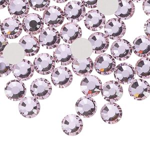Flat back 288pk mesmera foil back, Preciosa MAXIMA Czech crystal rhinestone 6.3-6.5mm chaton rose round SS30