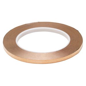 Adhesive foil, Studio Pro™, copper, pkg/36 yards, 6.4mm wide.