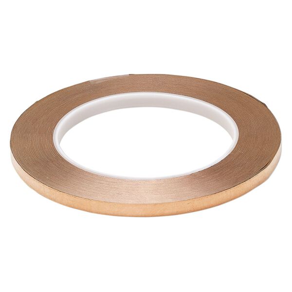 Adhesive foil, Studio Pro™, copper, pkg/36 yards, 6.4mm wide. image number 0