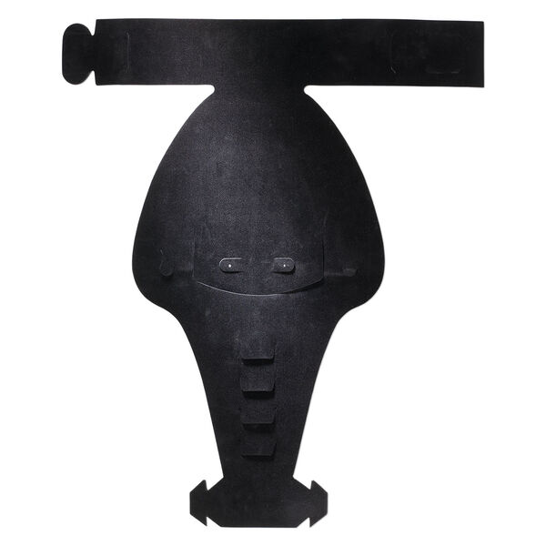 Display, foldable, necklace and earring, acrylic, flocked black, 10-1/4 x 9-1/4 x 3-3/4 inches assembled. Sold individually. image number 0