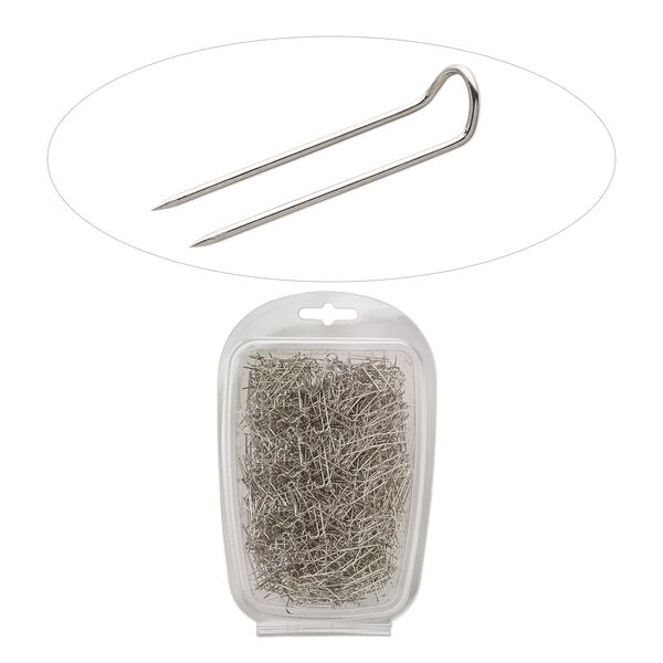 U-pin, steel, 22x6mm. Sold per pkg of 1,000. image number 0