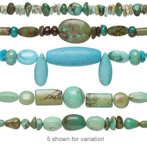 Magnesite 1pkg1, mixed shape bead 4 inch mix 4mm-40x15mm