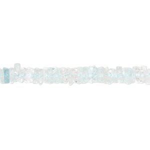 Aquamarine / goshenite 1pkg1, hand-cut faceted rondelle bead light 15 inch 5x1mm-6x3mm