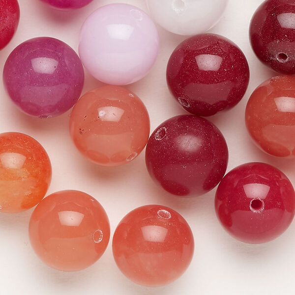 Quartz 1pkg1, round bead C grade, 4 oz mix 11-13mm image number 0