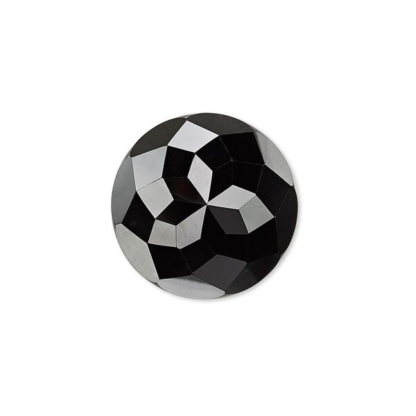 Black onyx 1pkg1, calibrated cube-cut round cab 20mm image number 0