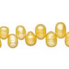Freshwater pearl 1pkg1, top-drilled rice, 15 inch mango 7x6mm-12x8mm cultured image number 0