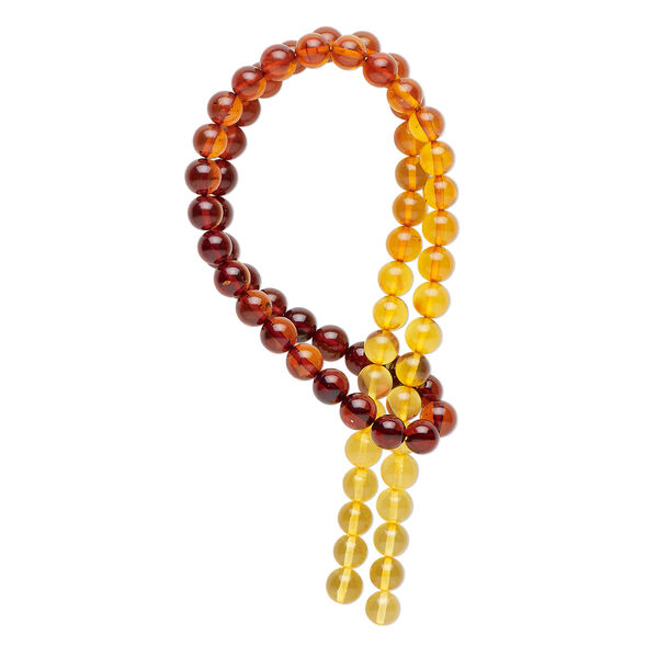 Baltic amber 1pkg1, round bead 15.5-16 inch 6mm image number 1
