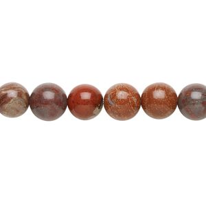 Red flake jasper 1pkg1, round bead natural 15.5-16 inch 8mm