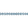 Bead 1pkg144 Malibu blue, Preciosa Czech crystal, 4mm bicone image number 0