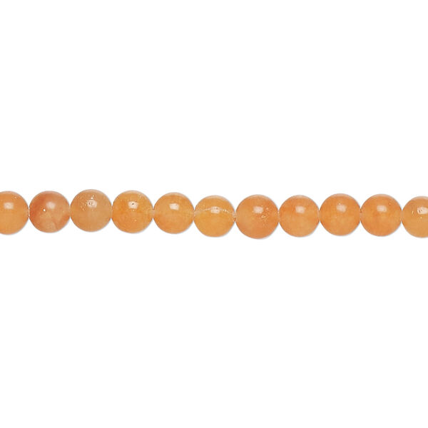 Bead 1pkg1 red aventurine, 4-5mm round C+ grade, 15 inch natural image number 0