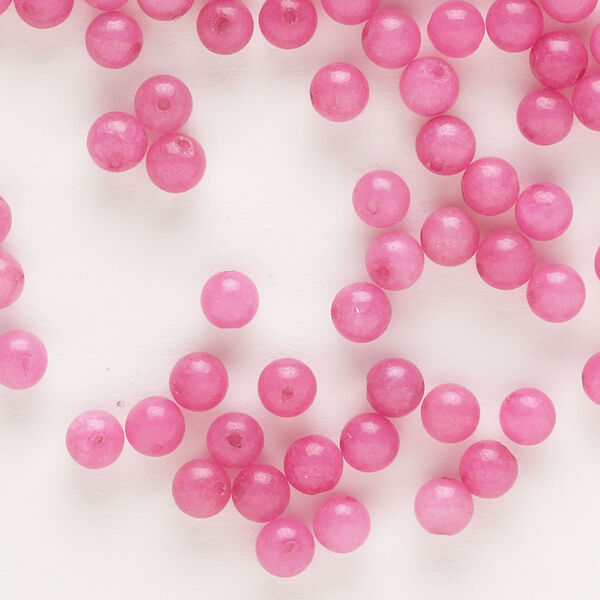 Mountain "jade" 1pkg200, round bead B grade, 4mm image number 0