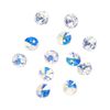 Drop 12pk crystal AB, Crystal Passions® 6mm pendant mini disk 6428 image number 1