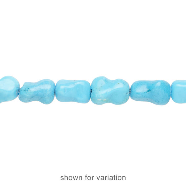 Magnesite 1pkg1, dog bone bead 15.5-16 inch 7x5mm-11x8mm image number 1