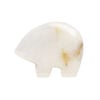 Golden "jade" 1pkg1, top-drilled and half-drilled Zuni-style bear focal natural, 28x19mm-33x27mm light to medium image number 0