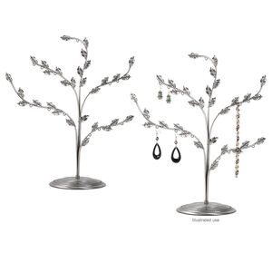Display, antiqued steel, 15 x 13 x 6-inch branch with leaves. Sold individually.