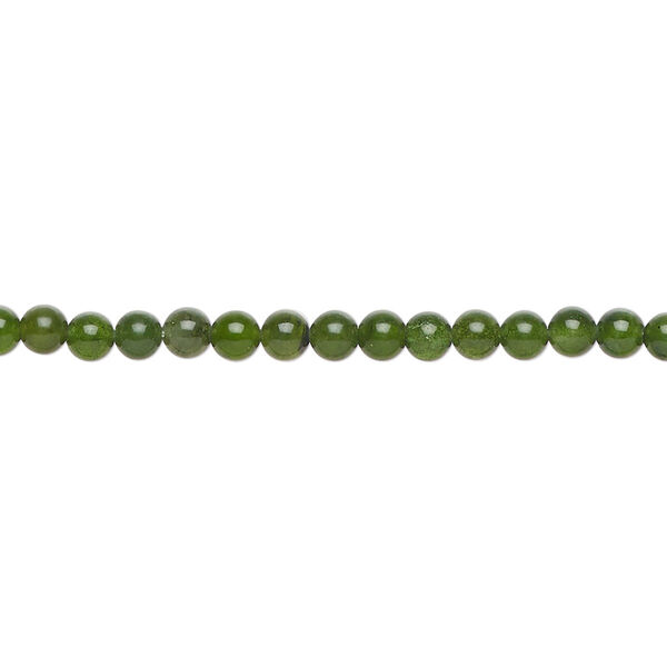 Quartz 1pkg1, round bead C grade, 15 inch 3-4mm image number 0