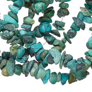 Turquoise 1pkg1, chip bead 33 inch medium